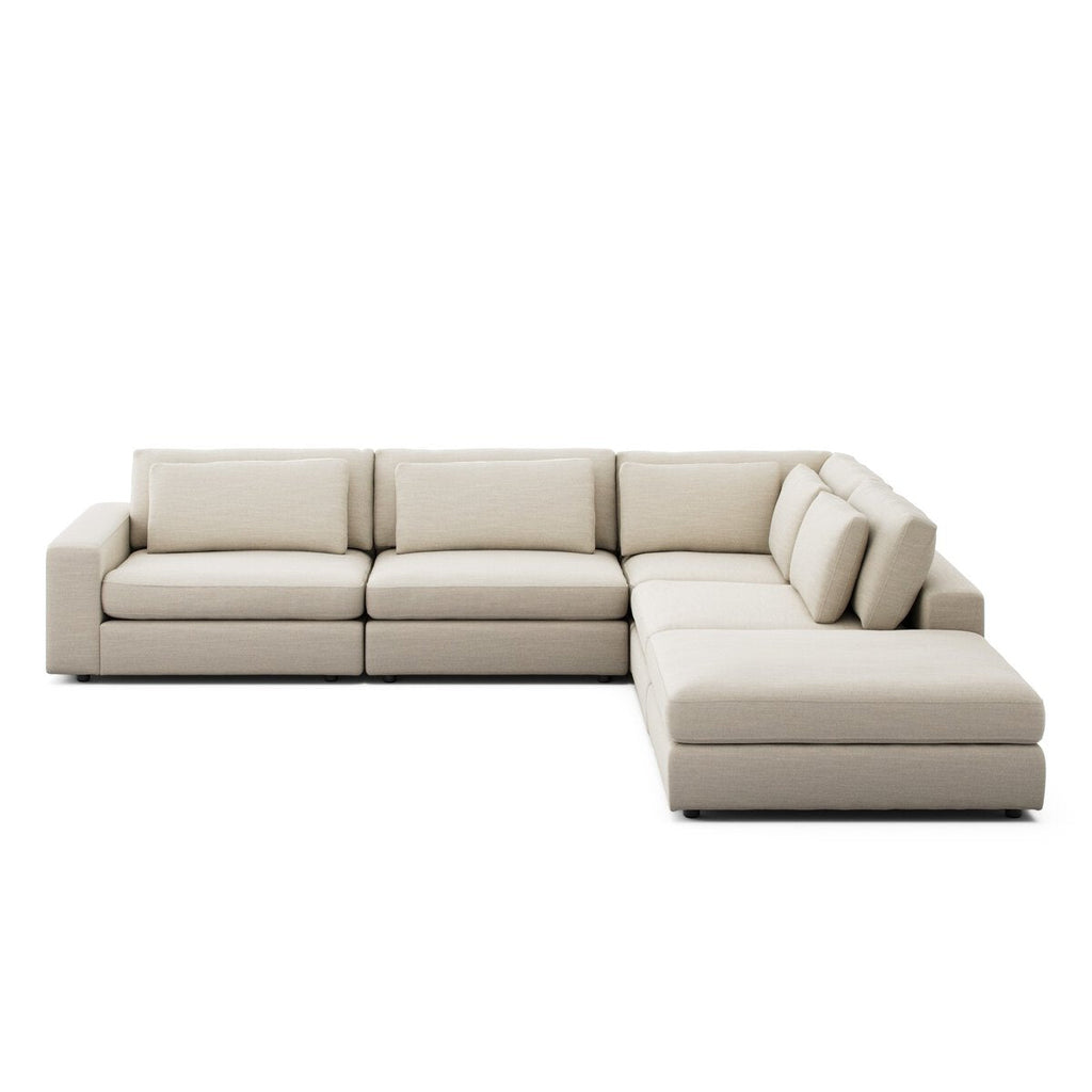 Monroe Modular 4 - Piece Sectional W/ Ottoman - Sage InteriorsFour HandsSectional Sofa Units