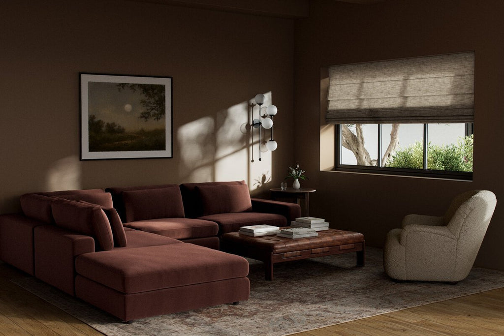 Monroe Modular 4 - Piece Sectional W/ Ottoman - Sage InteriorsFour HandsSectional Sofa Units