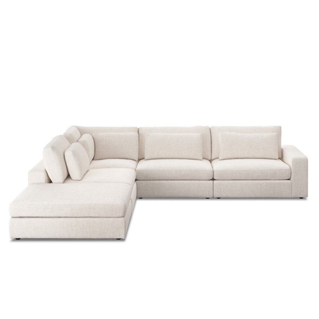 Monroe Modular 4 - Piece Sectional W/ Ottoman - Sage InteriorsFour HandsSectional Sofa Units