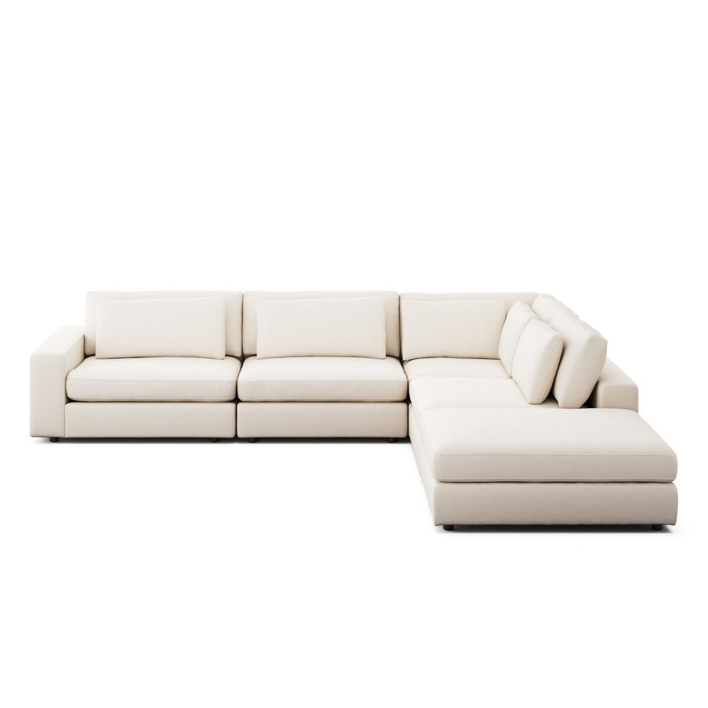 Monroe Modular 4 - Piece Sectional W/ Ottoman - Sage InteriorsFour HandsSectional Sofa Units