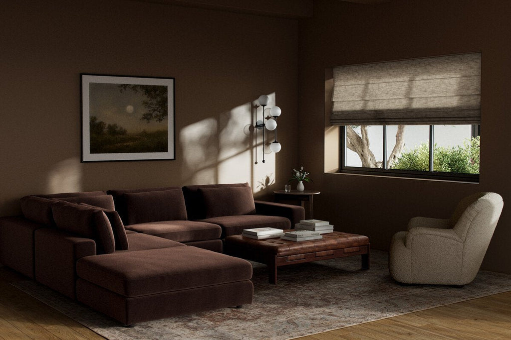Monroe Modular 4 - Piece Sectional W/ Ottoman - Sage InteriorsFour HandsSectional Sofa Units