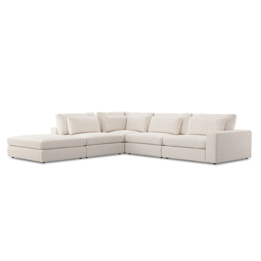 Monroe Modular 4 - Piece Sectional W/ Ottoman - Sage InteriorsFour HandsSectional Sofa Units