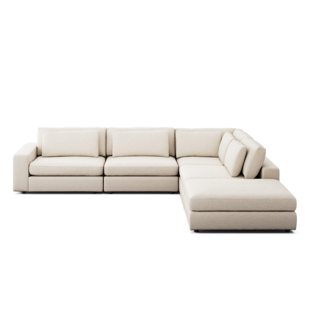 Monroe Modular 4 - Piece Sectional W/ Ottoman - Sage InteriorsFour HandsSectional Sofa Units