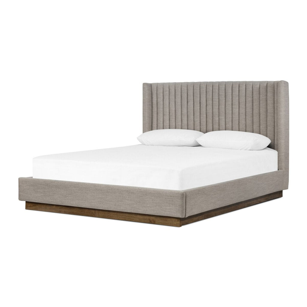 Montgomery Bed - Savile Flannel - Sage InteriorsFour HandsBeds & Bed Frames