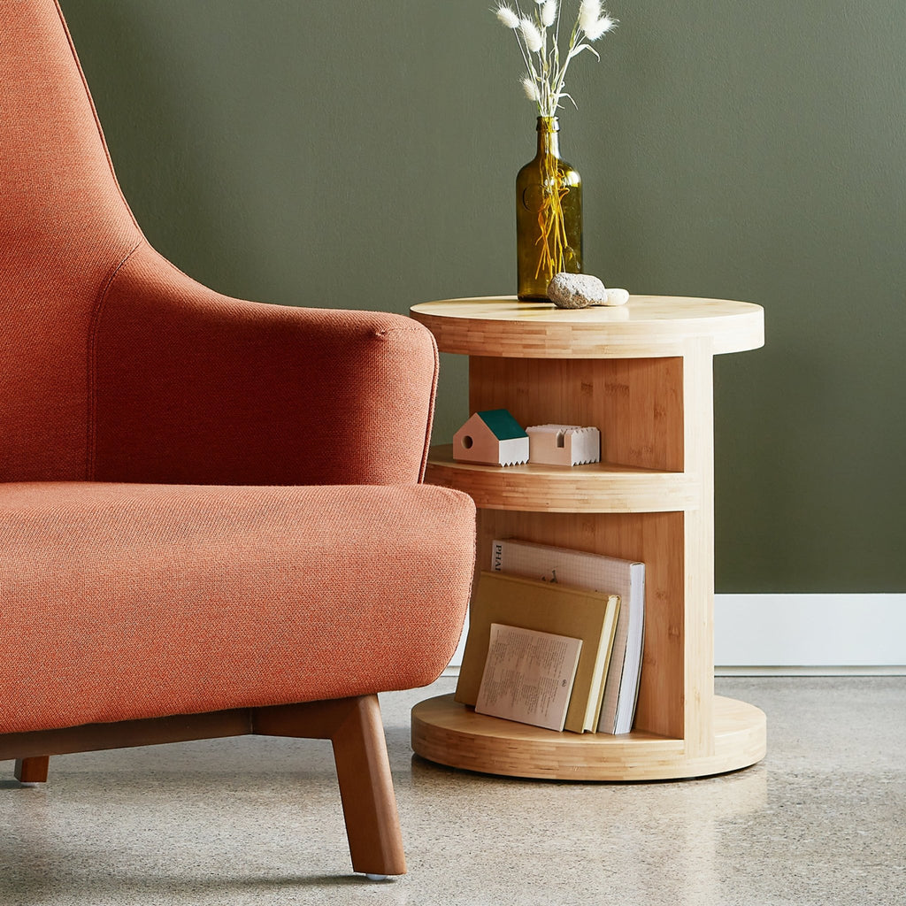 Monument End Table – Bamboo Plywood Nesting & Seating Table - Sage InteriorsSage InteriorsAccent Stool