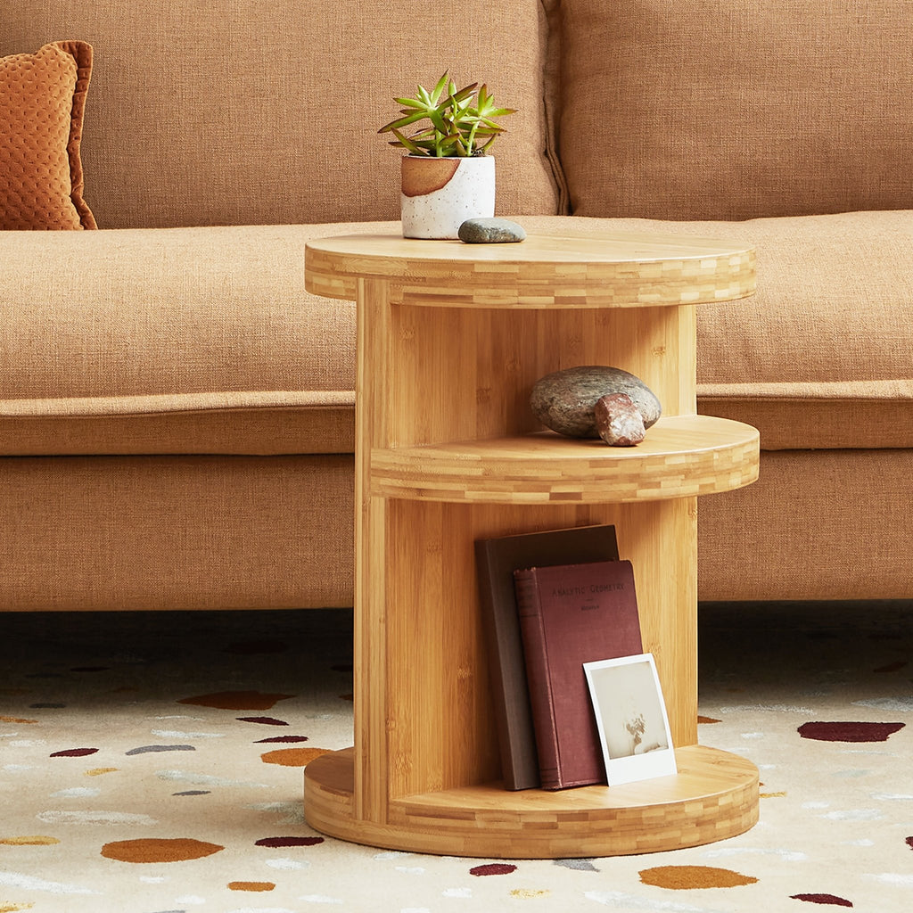 Monument End Table – Bamboo Plywood Nesting & Seating Table - Sage InteriorsSage InteriorsAccent Stool