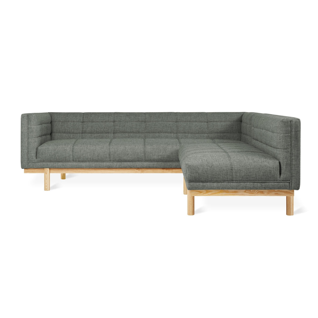 Mulholland Bi - Sectional – Mid - Century Tufted Sectional with Reversible Chaise and FSC Wood Base - Sage InteriorsSage InteriorsSectional