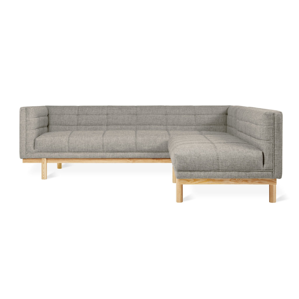Mulholland Bi - Sectional – Mid - Century Tufted Sectional with Reversible Chaise and FSC Wood Base - Sage InteriorsSage InteriorsSectional
