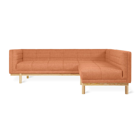 Mulholland Bi - Sectional – Mid - Century Tufted Sectional with Reversible Chaise and FSC Wood Base - Sage InteriorsSage InteriorsSectional
