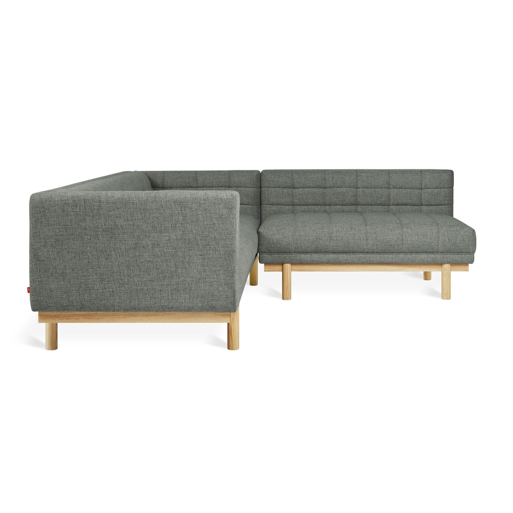 Mulholland Bi - Sectional – Mid - Century Tufted Sectional with Reversible Chaise and FSC Wood Base - Sage InteriorsSage InteriorsSectional