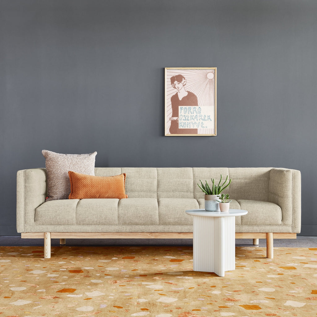 Mulholland Sofa – Mid - Century Tuxedo Sofa with Blind Tufting and FSC Wood Base - Sage InteriorsSage InteriorsSofas
