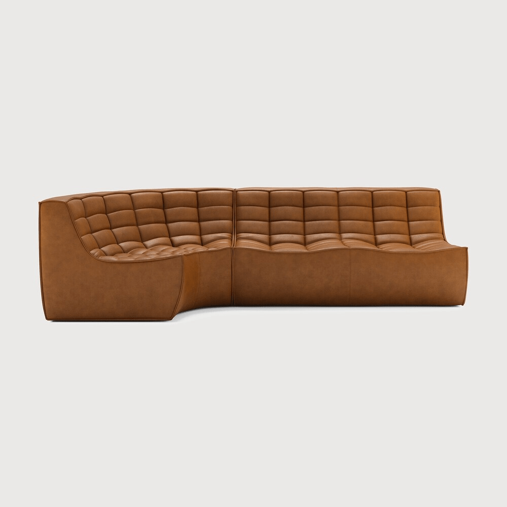 N701 Modular – 2 Seater + Round Corner - 👤 3 - Sage InteriorsEthnicraftSofa