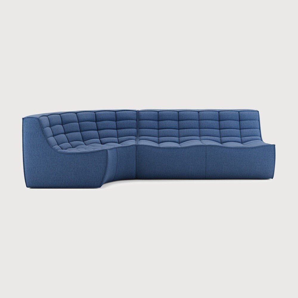 N701 Modular – 2 Seater + Round Corner - 👤 3 - Sage InteriorsEthnicraftSofa