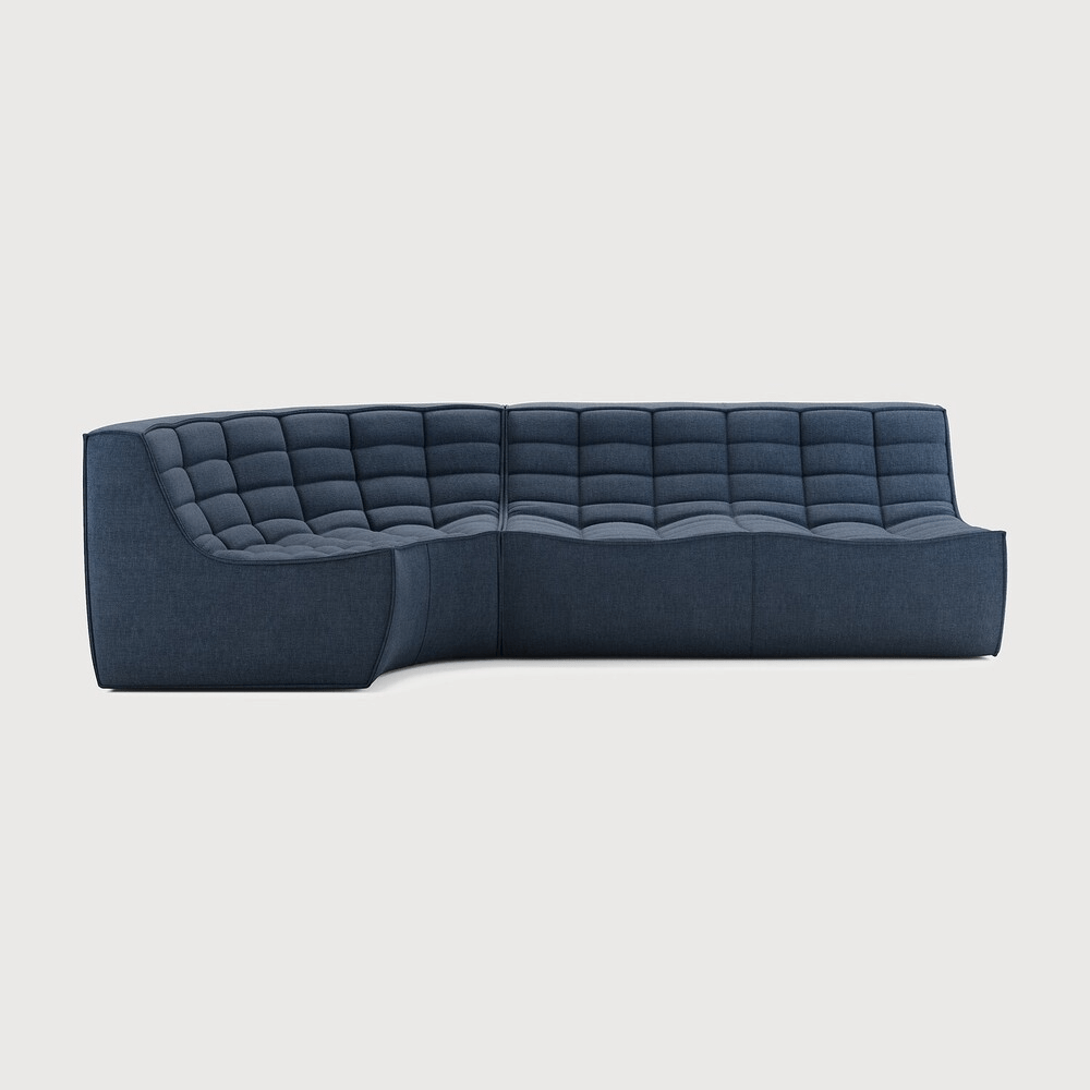 N701 Modular – 2 Seater + Round Corner - 👤 3 - Sage InteriorsEthnicraftSofa