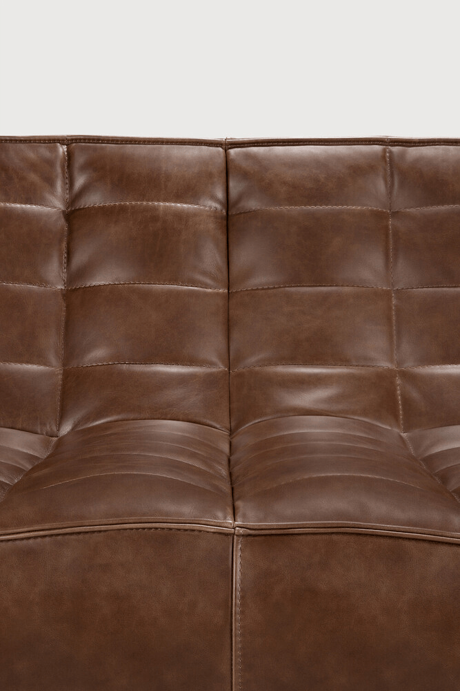 N701 Modular Sofa - Chestnut Leather - Sage InteriorsEthnicraftModular Sofa