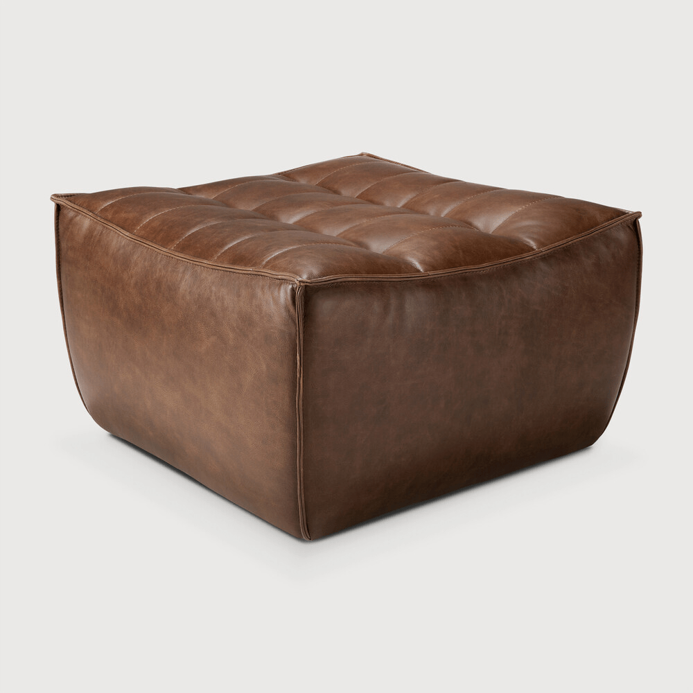 N701 Modular Sofa - Chestnut Leather - Sage InteriorsEthnicraftModular Sofa