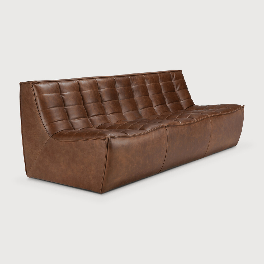N701 Modular Sofa - Chestnut Leather - Sage InteriorsEthnicraftModular Sofa