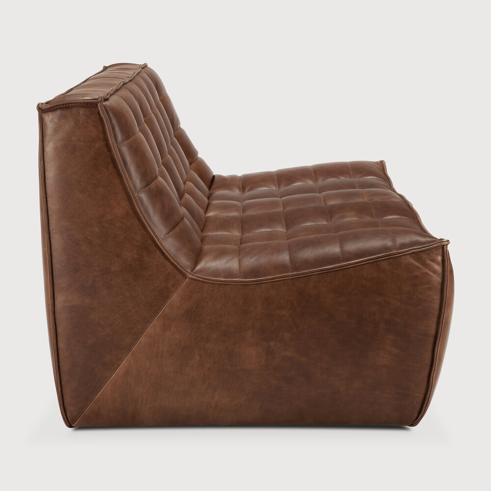 N701 Modular Sofa - Chestnut Leather - Sage InteriorsEthnicraftModular Sofa