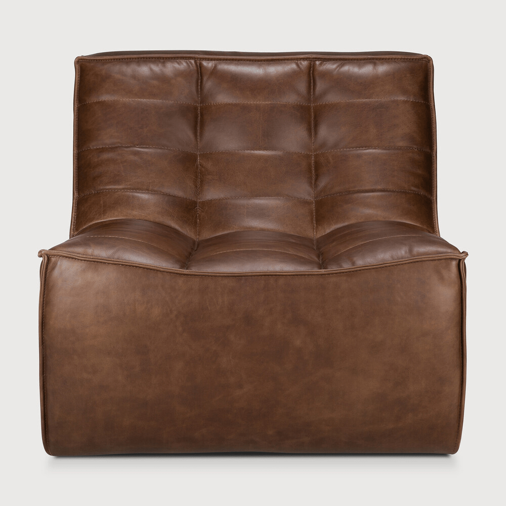 N701 Modular Sofa - Chestnut Leather - Sage InteriorsEthnicraftModular Sofa