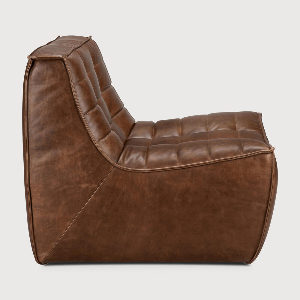 N701 Modular Sofa - Chestnut Leather - Sage InteriorsEthnicraftModular Sofa