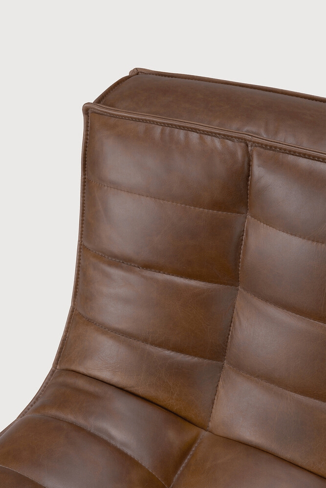 N701 Modular Sofa - Chestnut Leather - Sage InteriorsEthnicraftModular Sofa