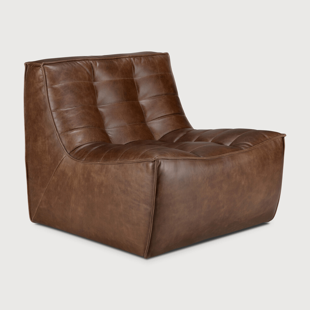 N701 Modular Sofa - Chestnut Leather - Sage InteriorsEthnicraftModular Sofa