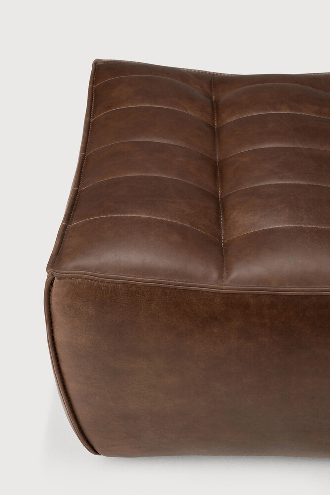 N701 Modular Sofa - Chestnut Leather - Sage InteriorsEthnicraftModular Sofa