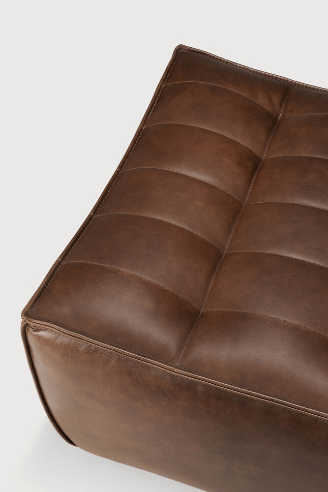 N701 Modular Sofa - Chestnut Leather - Sage InteriorsEthnicraftModular Sofa