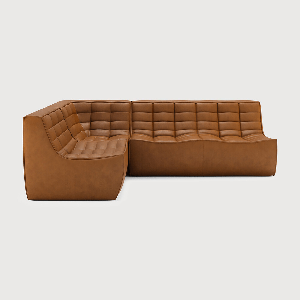 N701 Modular Sofa Set – 2 Seater, 90° Square Corner & 1 Seater – Jacques Deneef Design - Sage InteriorsEthnicraftSofa
