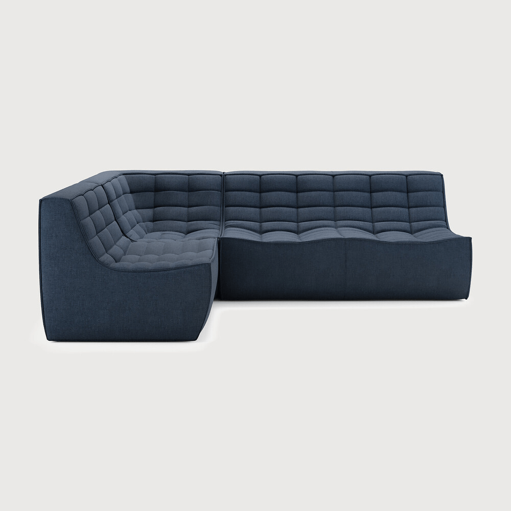 N701 Modular Sofa Set – 2 Seater, 90° Square Corner & 1 Seater – Jacques Deneef Design - Sage InteriorsEthnicraftSofa