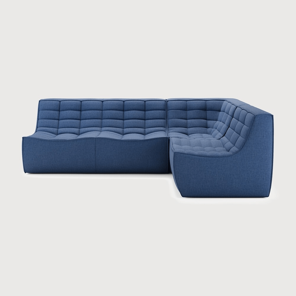 N701 Modular Sofa Set – 2 Seater, 90° Square Corner & 1 Seater – Jacques Deneef Design - Sage InteriorsEthnicraftSofa