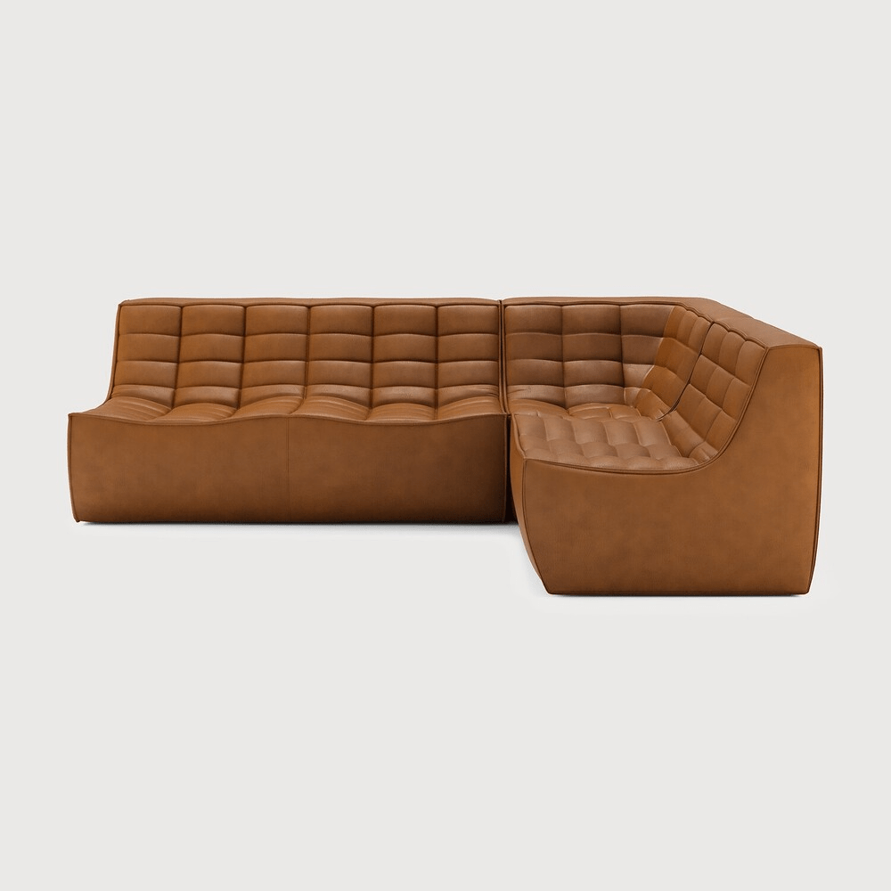 N701 Modular Sofa Set – 2 Seater, 90° Square Corner & 1 Seater – Jacques Deneef Design - Sage InteriorsEthnicraftSofa