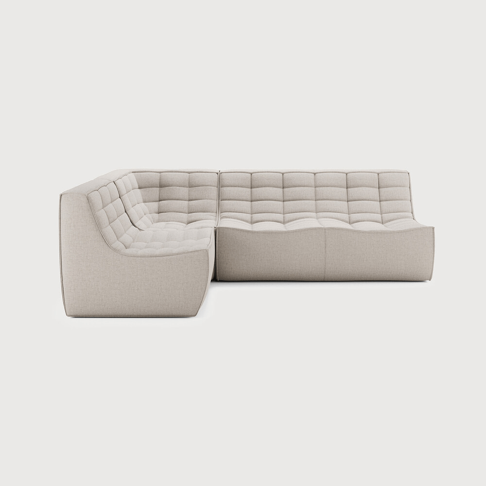 N701 Modular Sofa Set – 2 Seater, 90° Square Corner & 1 Seater – Jacques Deneef Design - Sage InteriorsEthnicraftSofa