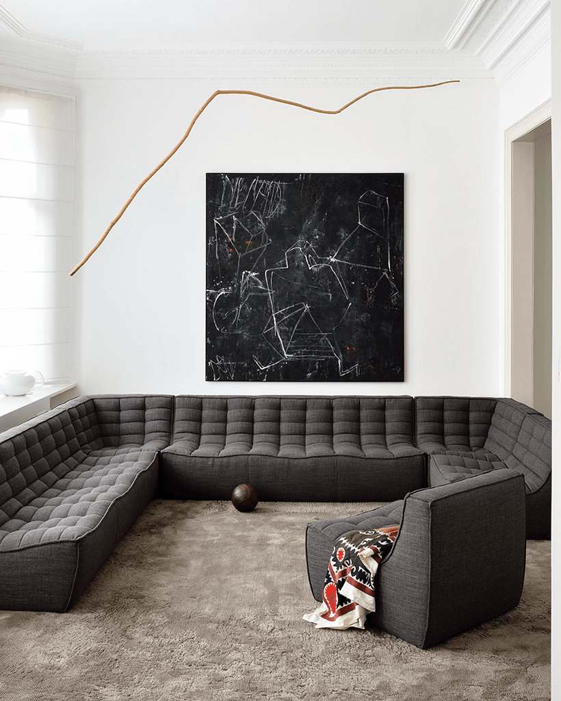 N701 Modular Sofa Set – 2 Seater, 90° Square Corner & 1 Seater – Jacques Deneef Design - Sage InteriorsEthnicraftSofa