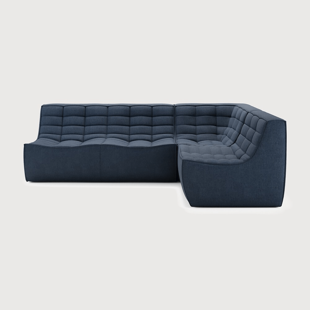 N701 Modular Sofa Set – 2 Seater, 90° Square Corner & 1 Seater – Jacques Deneef Design - Sage InteriorsEthnicraftSofa