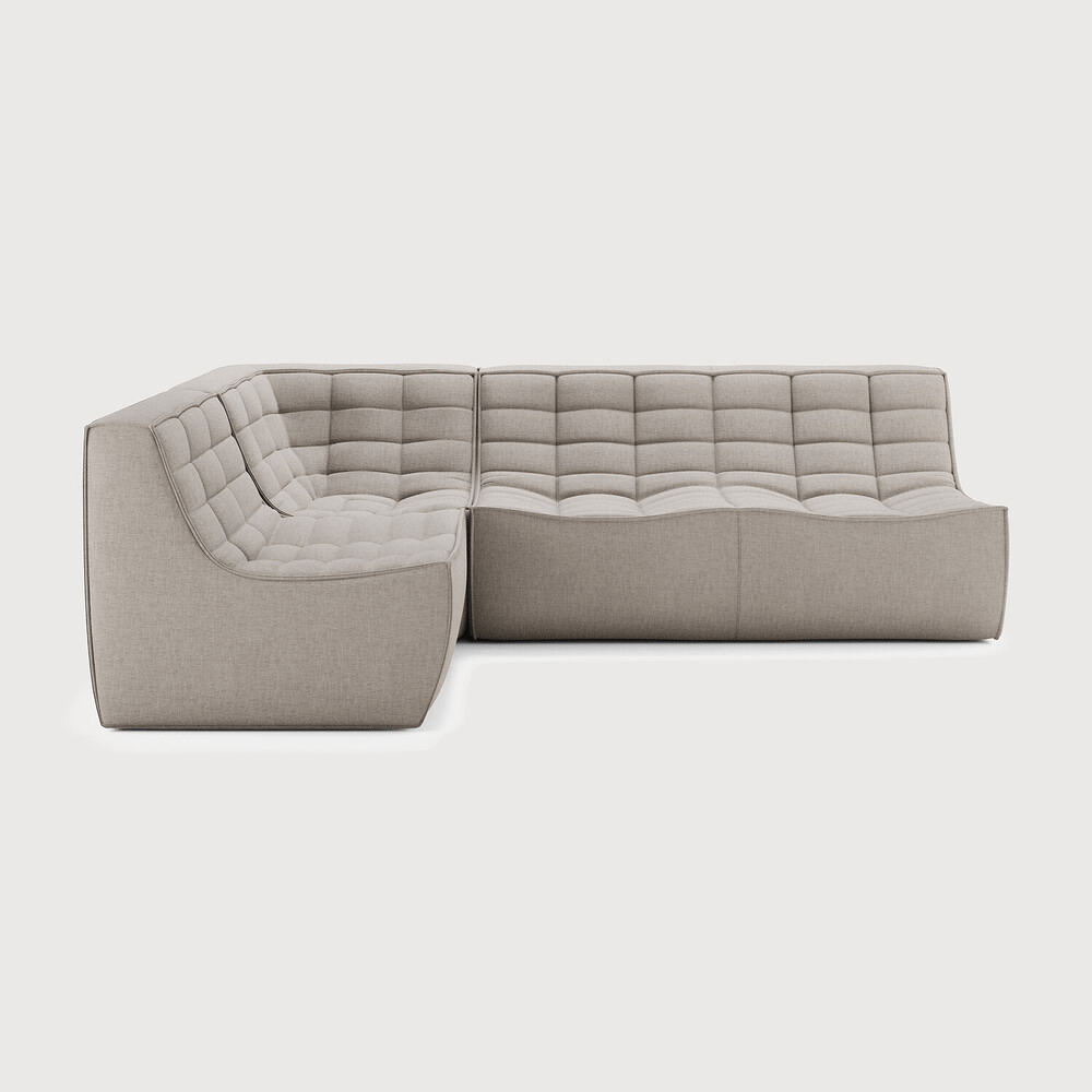 N701 Modular Sofa Set – 2 Seater, 90° Square Corner & 1 Seater – Jacques Deneef Design - Sage InteriorsEthnicraftSofa