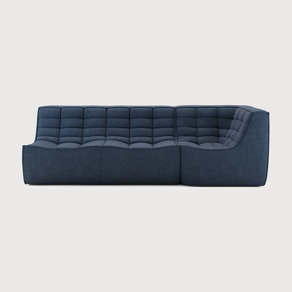 N701 Modular Sofa Set – Beige 2 - Seater with 90° Square Corner - Sage InteriorsEthnicraftSofa