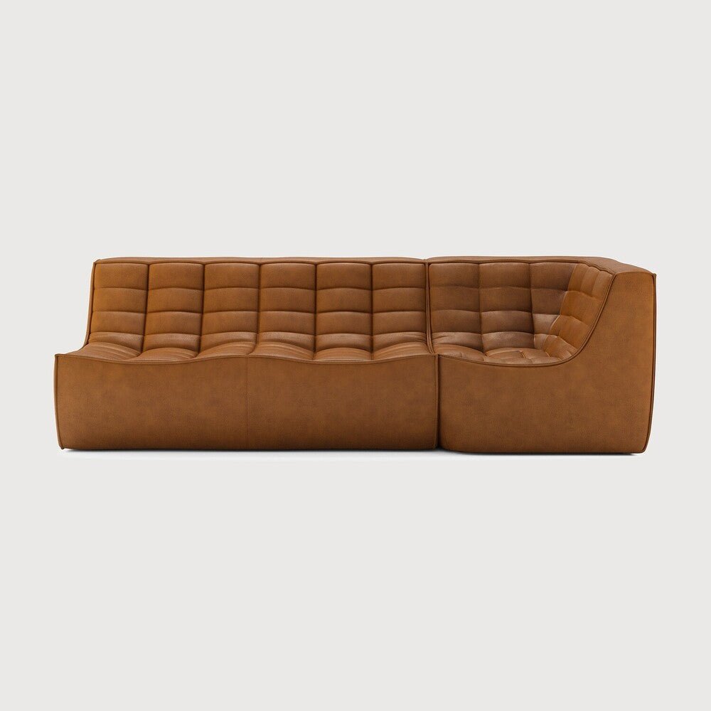 N701 Modular Sofa Set – Beige 2 - Seater with 90° Square Corner - Sage InteriorsEthnicraftSofa