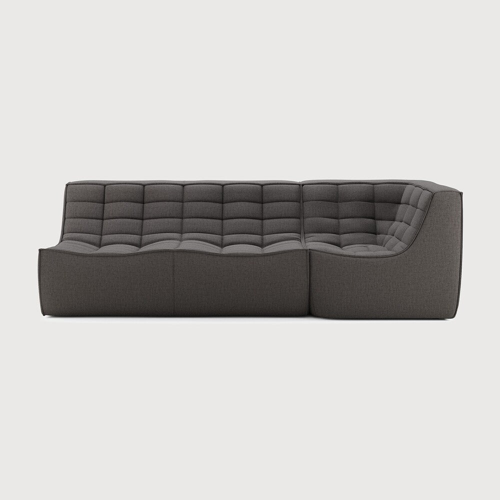 N701 Modular Sofa Set – Beige 2 - Seater with 90° Square Corner - Sage InteriorsEthnicraftSofa