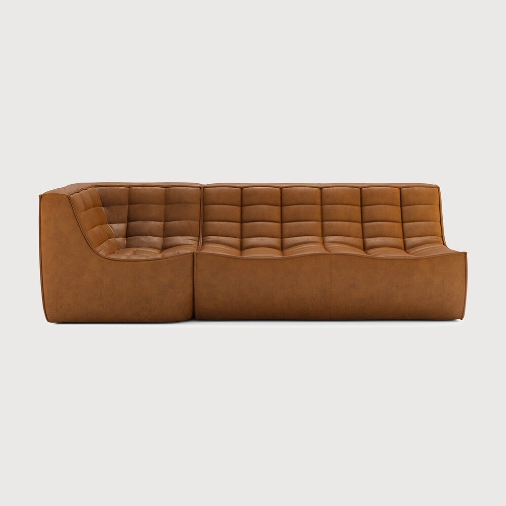 N701 Modular Sofa Set – Beige 2 - Seater with 90° Square Corner - Sage InteriorsEthnicraftSofa