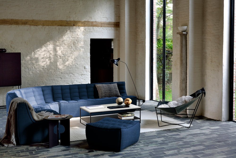 N701 Modular Sofa Set – Combination Lounger Left with 90° Corner - Sage InteriorsEthnicraftSofa