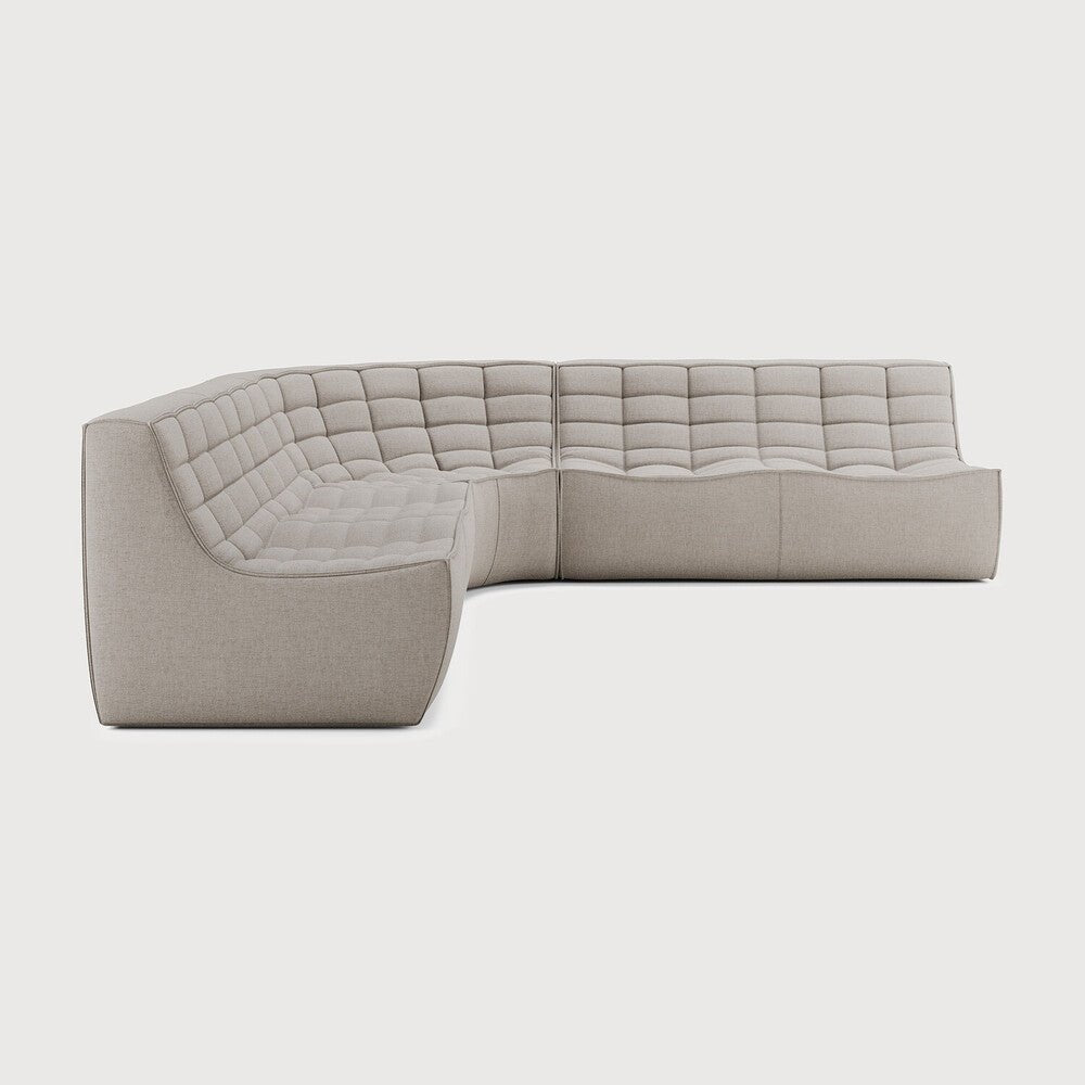 N701 Modular Sofa Set – Combination Lounger Left with 90° Corner - Sage InteriorsEthnicraftSofa