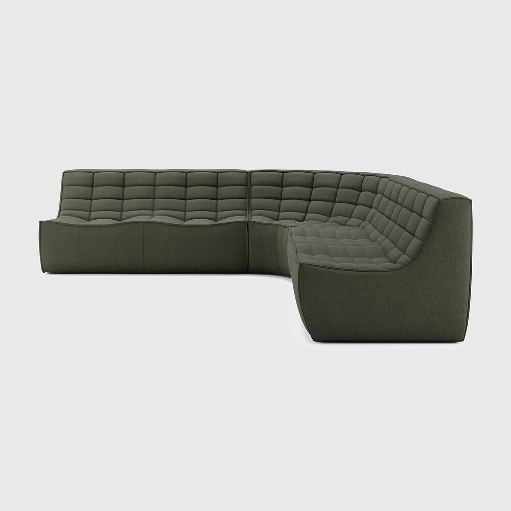 N701 Modular Sofa Set – Combination Lounger Left with 90° Corner - Sage InteriorsEthnicraftSofa