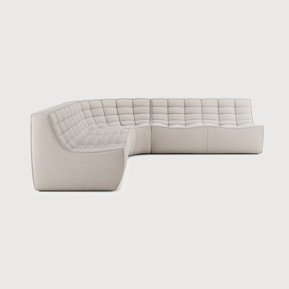 N701 Modular Sofa Set – Combination Lounger Left with 90° Corner - Sage InteriorsEthnicraftSofa