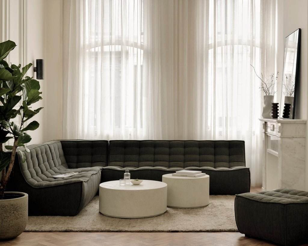 N701 Modular Sofa Set – Combination Lounger Left with 90° Corner - Sage InteriorsEthnicraftSofa
