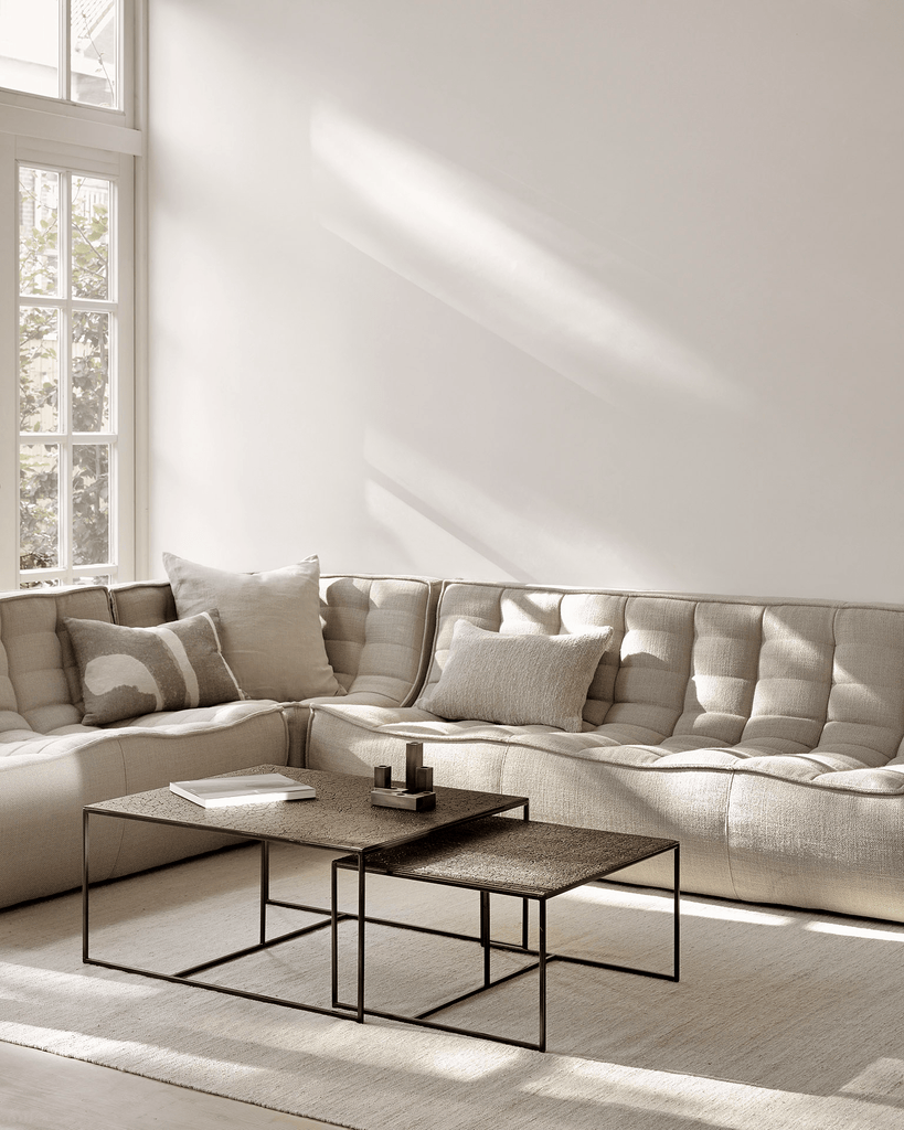 N701 Modular Sofa Set – Combination Lounger with 2 Seater, 90° Round Corner and 3 Seater - Sage InteriorsEthnicraftSofa