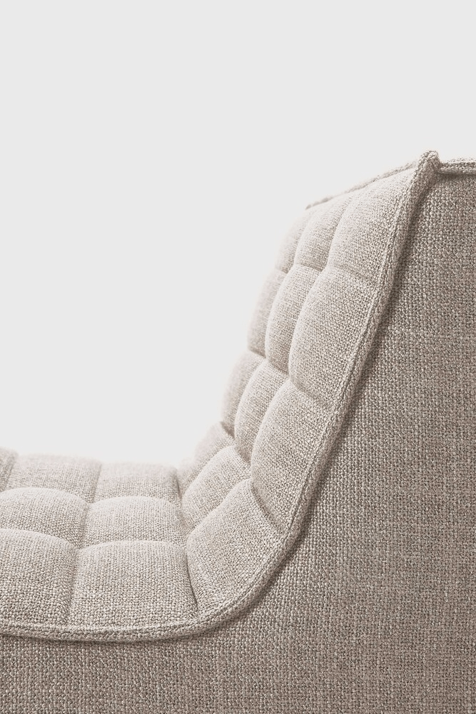 N701 Modular Sofa Set – Combination Lounger with 2 Seater, 90° Round Corner and 3 Seater - Sage InteriorsEthnicraftSofa