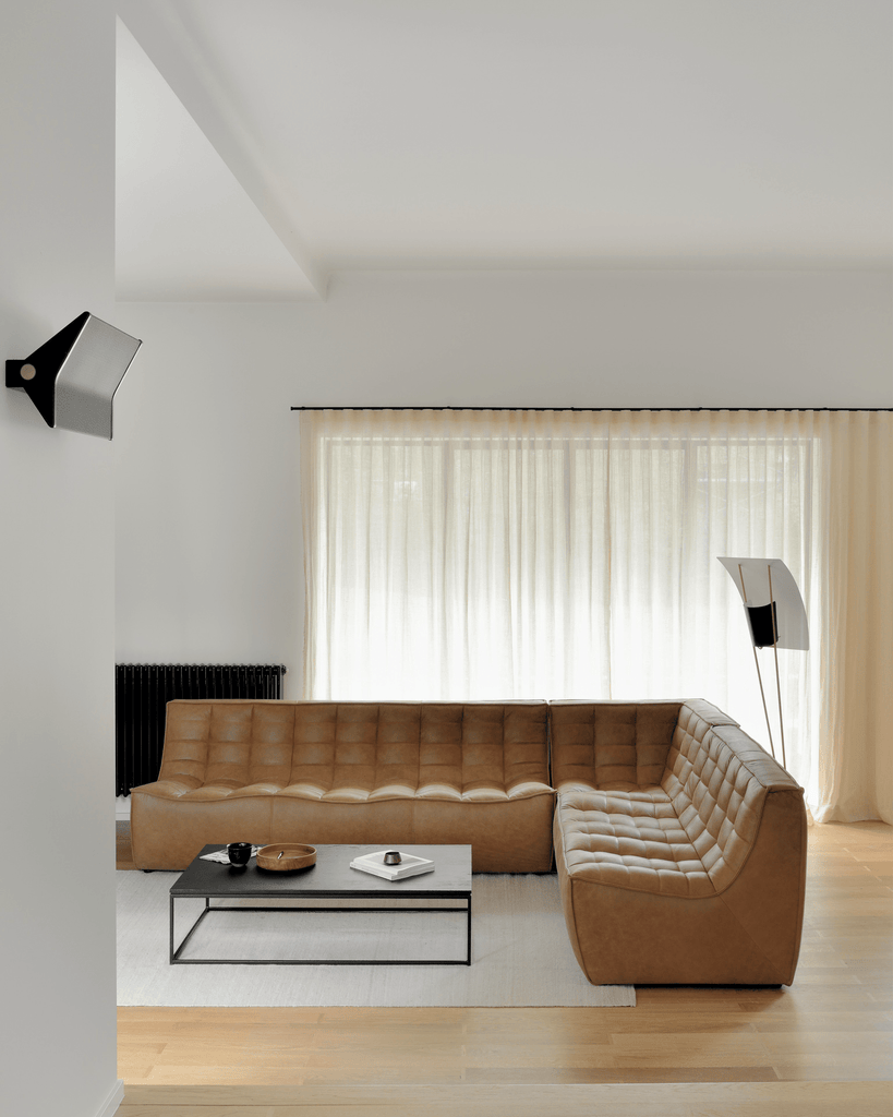 N701 Modular Sofa Set – Combination Lounger with 2 Seater, 90° Round Corner and 3 Seater - Sage InteriorsEthnicraftSofa