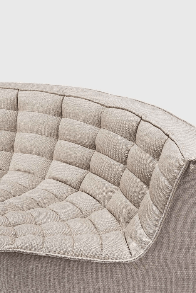 N701 Modular Sofa Set – Combination Lounger with 2 Seater, 90° Round Corner and 3 Seater - Sage InteriorsEthnicraftSofa