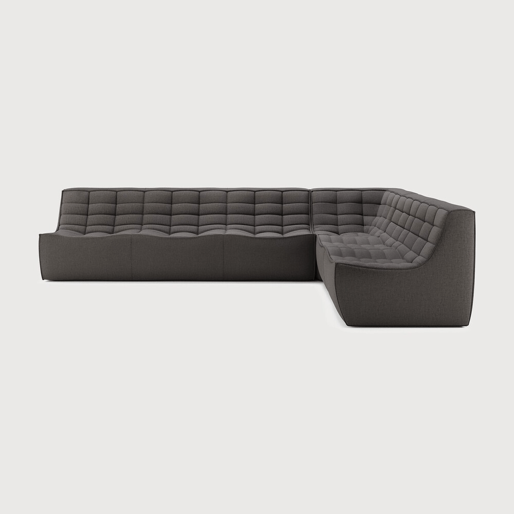 N701 Modular Sofa Set – Combination Lounger with 2 Seater, 90° Square Corner and 3 Seater - Sage InteriorsEthnicraftSofa